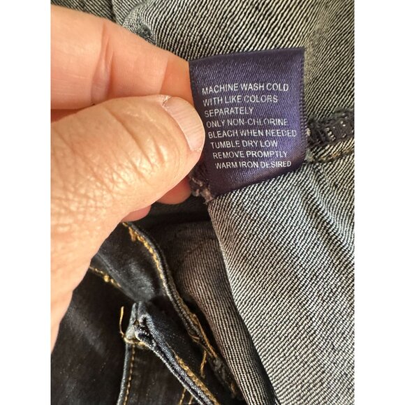 Sandpiper Womens Denim‎ Shorts 20 mid rise cotton button zipper summer pull on - Picture 6 of 7